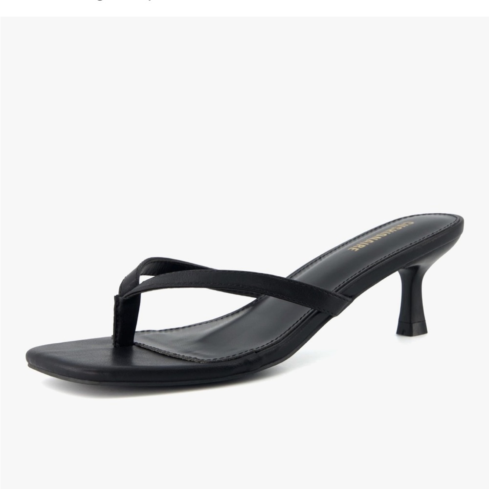 Elegant Black Strappy Heels